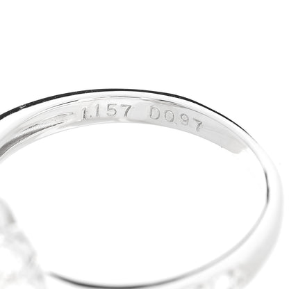 Parker & West by FASHIONPHILE Platinum Diamond 1.15ct Pear Cut Halo Engagement Ring 53 6.25 9 of 9