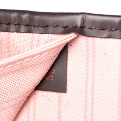 Louis Vuitton Damier Ebene Neo Neverfull MM Rose Ballerine 9 of 12