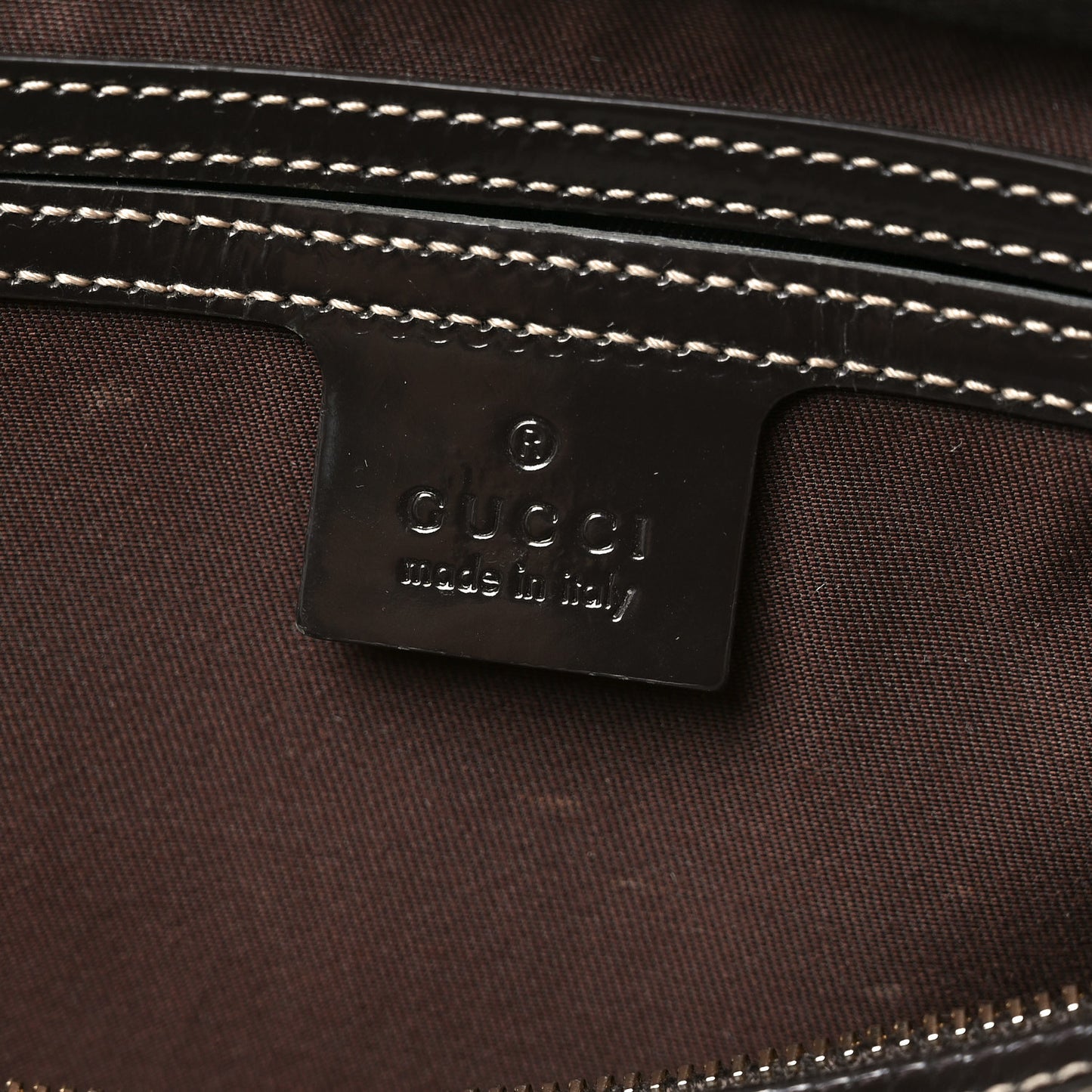 GG Plus Monogram Medium Joy Boston Dark Brown