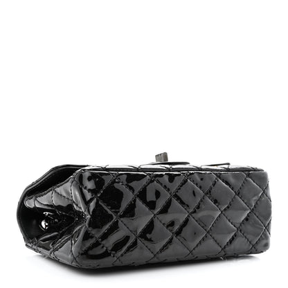 Chanel Patent Calfskin Quilted 2.55 Reissue Mini Flap So Black 4 of 12