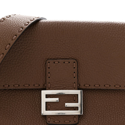 Fendi Cuoio Roma Sellerissima Nappa Sintetica Tape Stitch Baguette Fettuccia 8 of 13