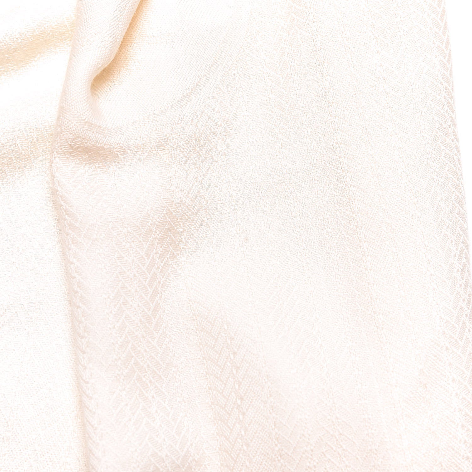 Hermes Cashmere Silk Ex Libris Stole White 9 of 9