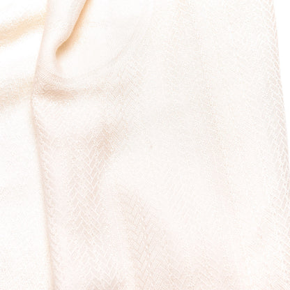 Hermes Cashmere Silk Ex Libris Stole White 9 of 9