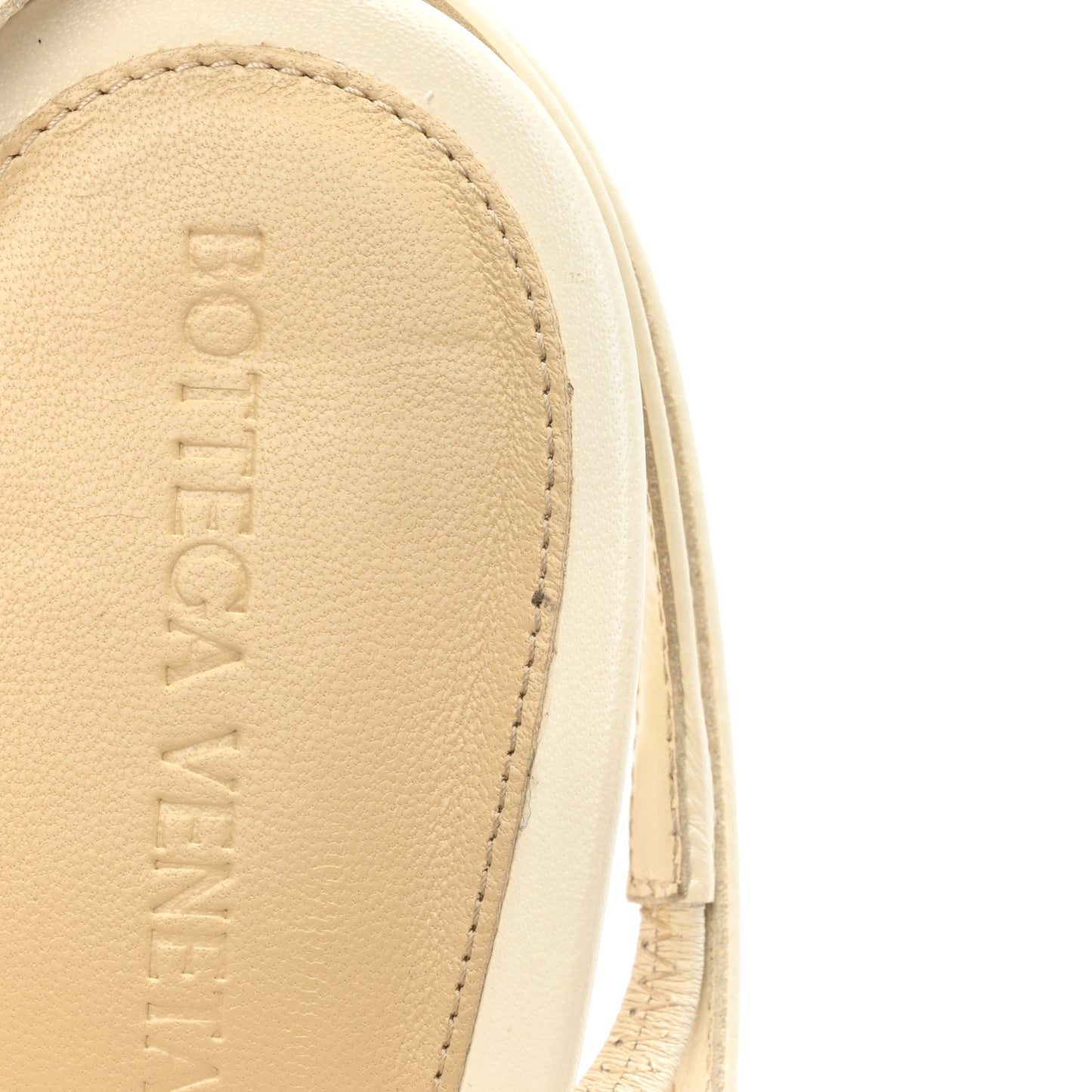 Lambskin Studded Stretch Multi Strap 90mm Sandals 41 Sea Salt