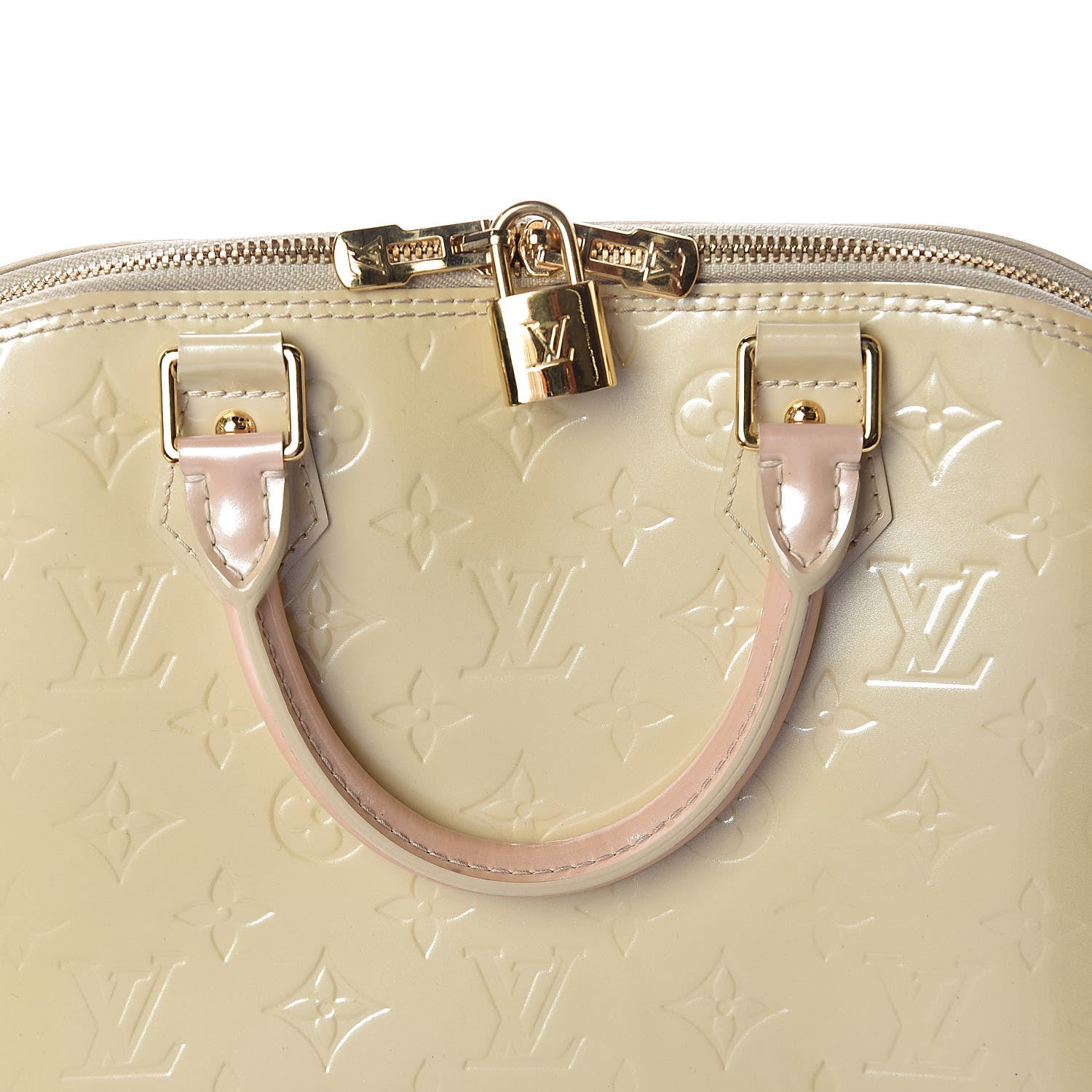 Louis Vuitton Vernis Alma PM Blanc Corail 9 of 16