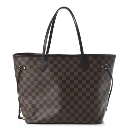Louis Vuitton Damier Ebene Neo Neverfull MM Rose Ballerine 3 of 11
