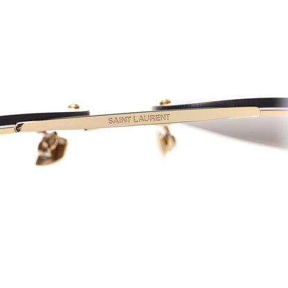 Saint Laurent Aviator Classic 11 Sunglasses Brown 7 of 8