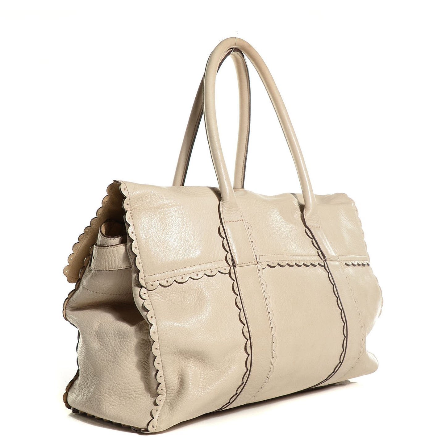 Soft Matte Leather Cookie Bayswater Pebble Beige