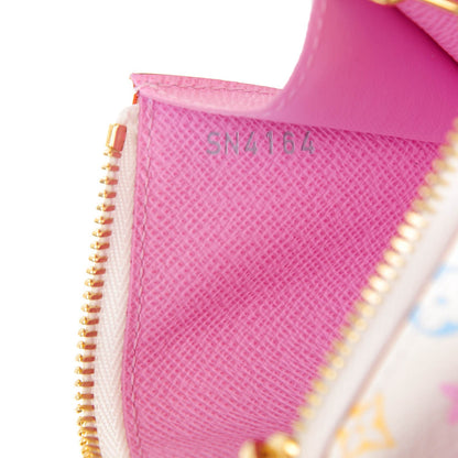 Louis Vuitton Monogram Multicolor Key Pouch White Litchi 7 of 7
