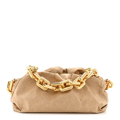 Bottega Veneta BOTTEGA VENETA Paper The Pouch Chain Kraft 1 of 10