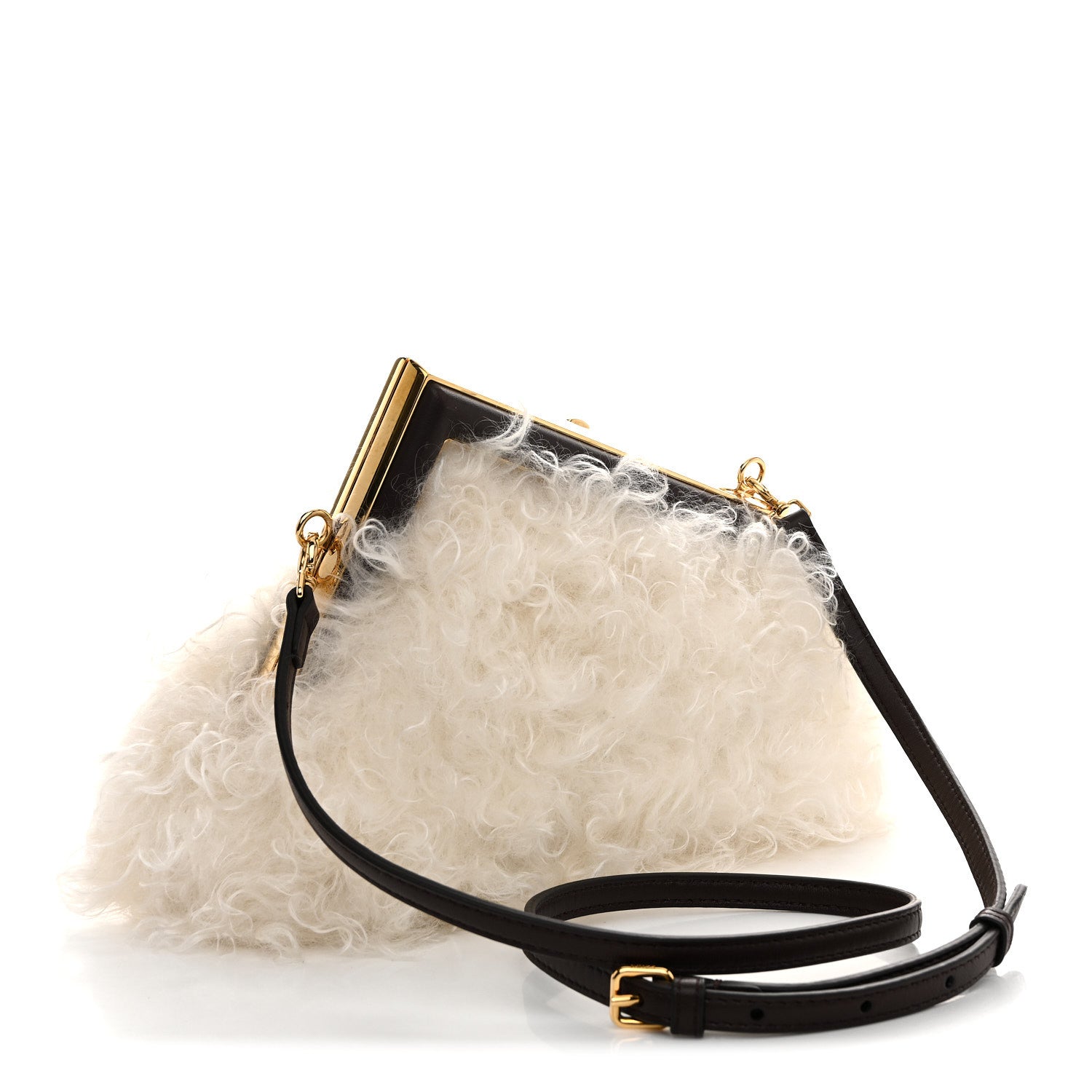 Fendi Baby Mongolian Nappa Small Fendi First White Fondente 3 of 10