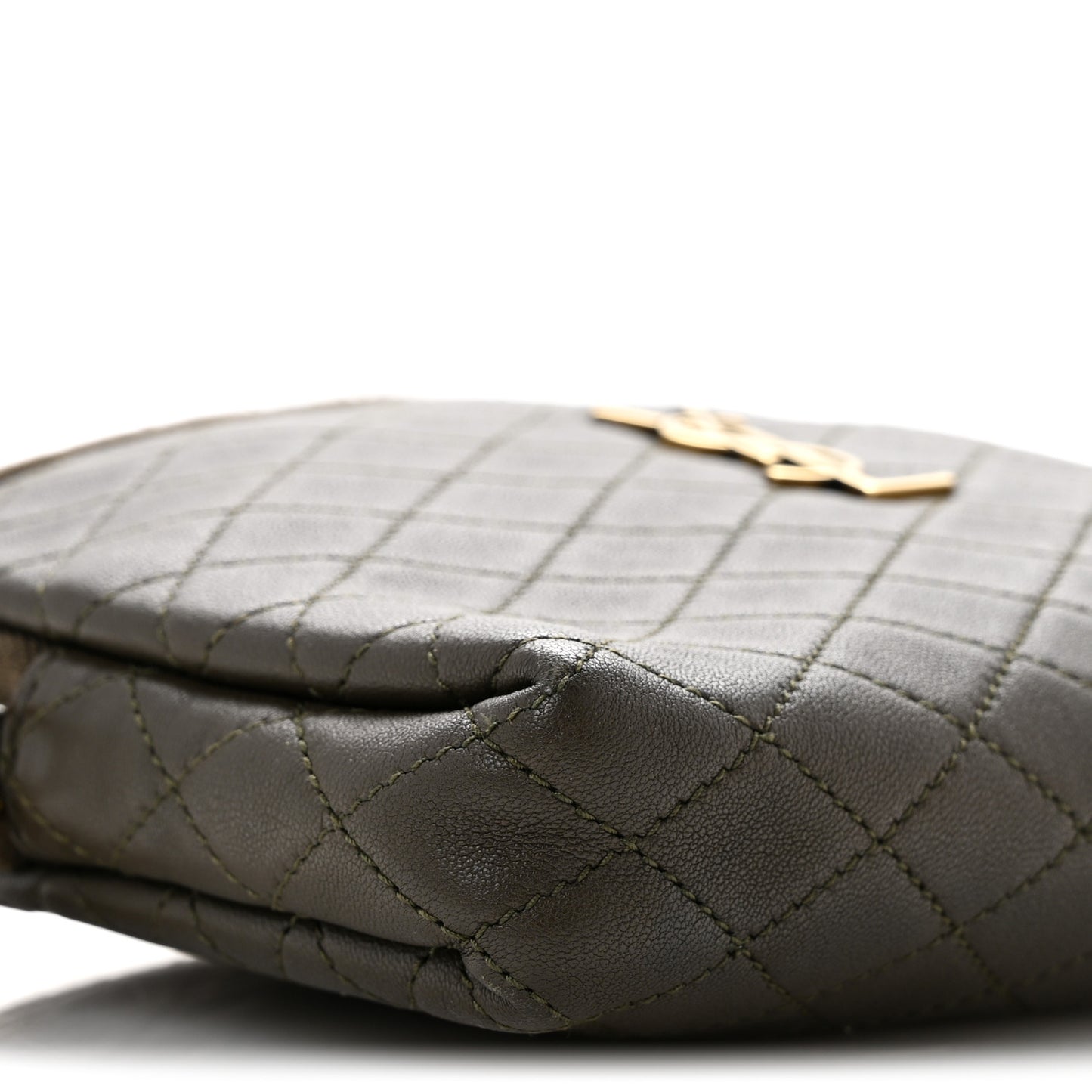 Lambskin Quilted Gaby Zipped Pouch