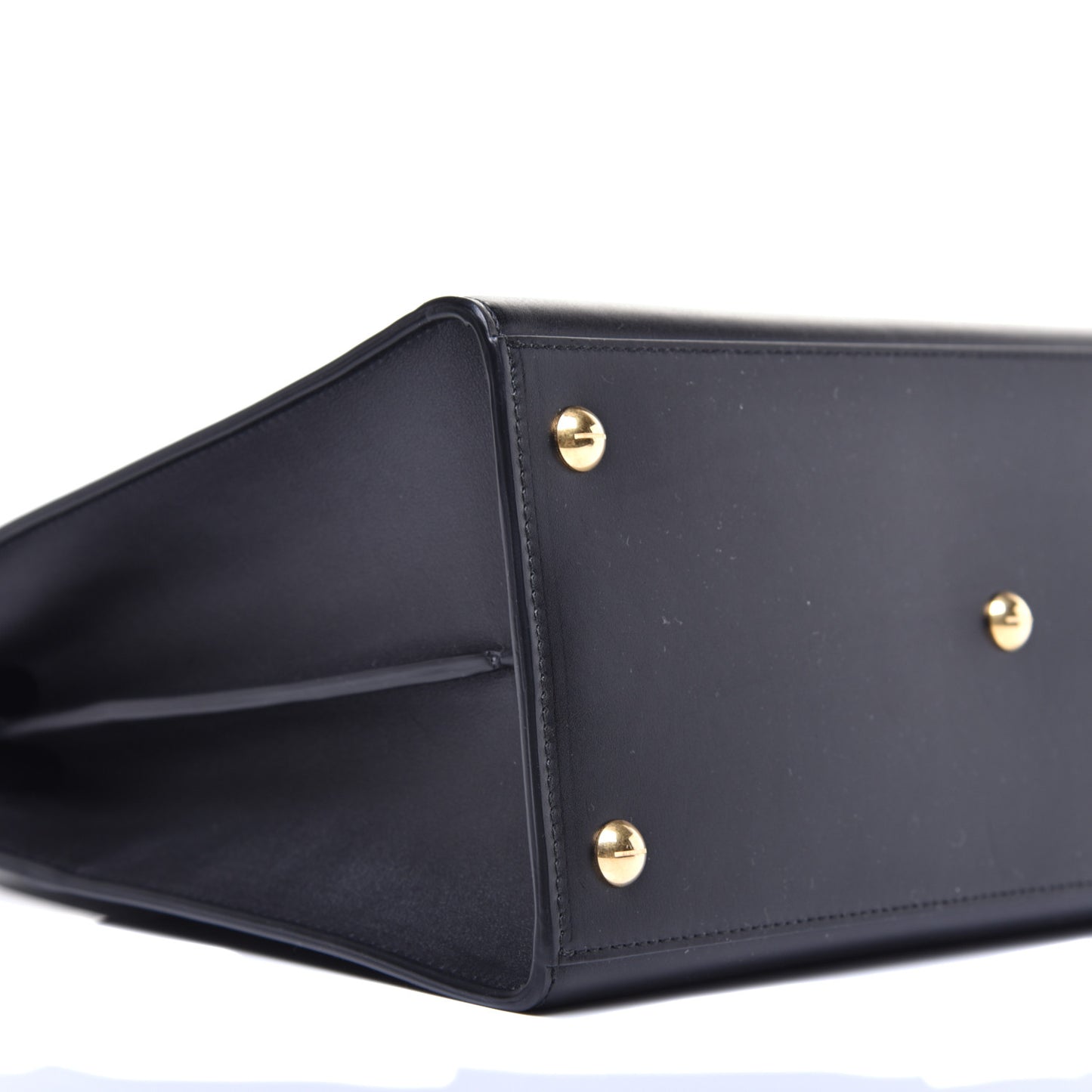 Box Calfskin Large St. Honore Tote Black
