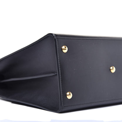 Christian Dior Box Calfskin Large St. Honore Tote Black 7 of 8