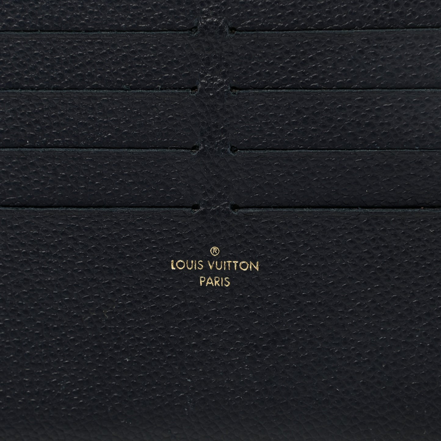 Calfskin Felicie Chain Wallet Card Holder Insert Marine Rouge