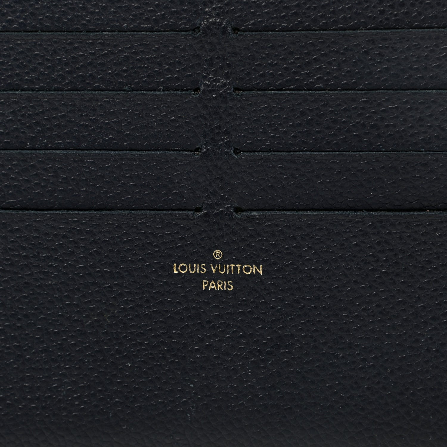 Louis Vuitton Calfskin Felicie Chain Wallet Card Holder Insert Marine Rouge 6 of 7