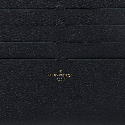 Louis Vuitton Calfskin Felicie Chain Wallet Card Holder Insert Marine Rouge 6 of 7