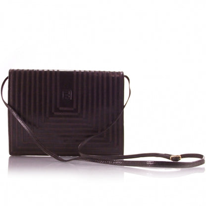 Fendi Leather Flap Cross Body Bag 1 of 8