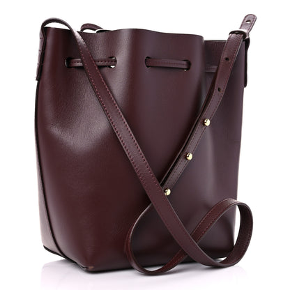 Mansur Gavriel Calfskin Mini Bucket Bag Burgundy 3 of 12