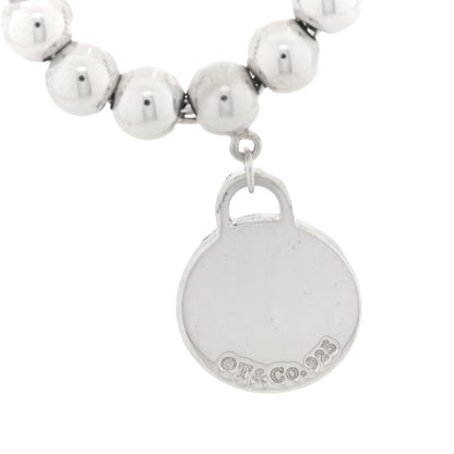 Tiffany Sterling Silver 4mm Return To Tiffany Round Tag Bead Bracelet 4 of 4