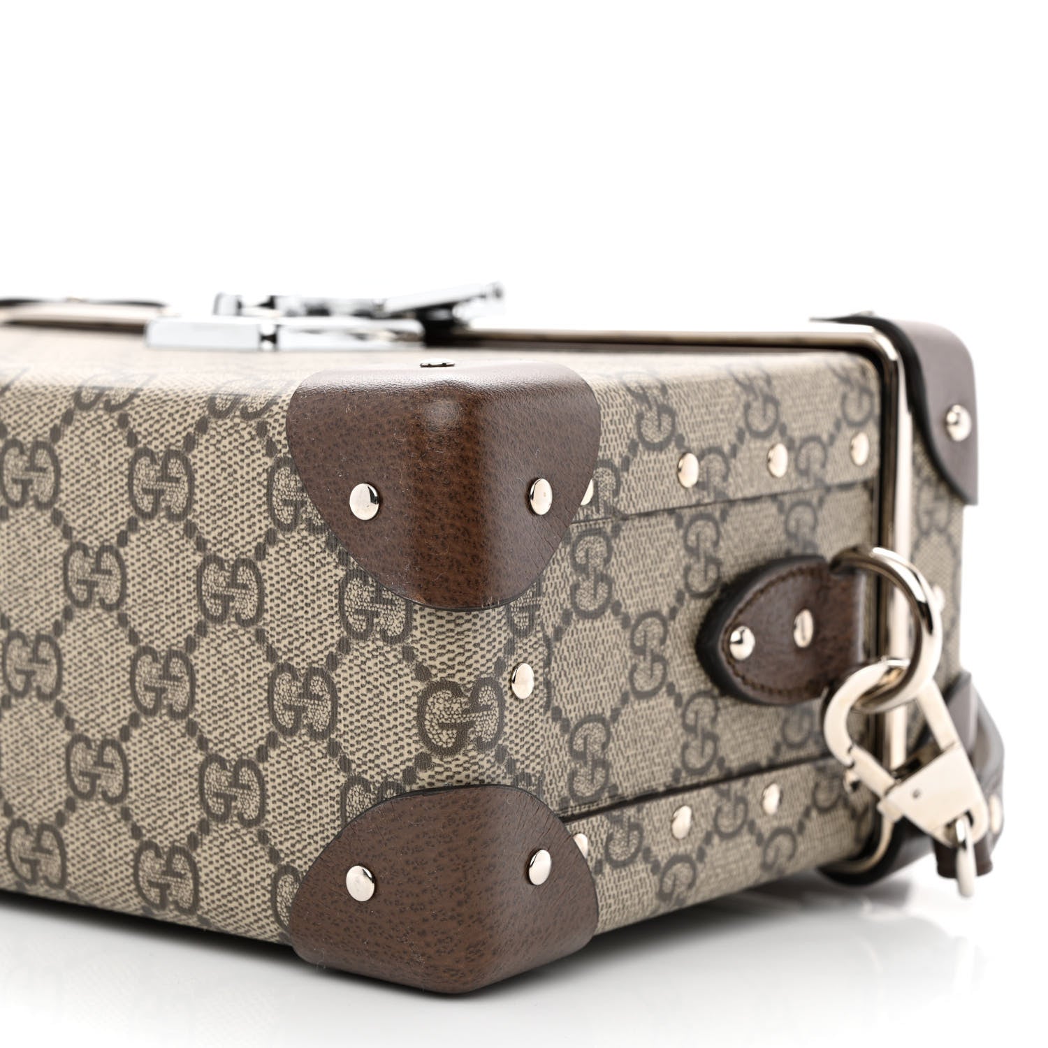 Gucci GG Supreme Monogram Globe-Trotter Beauty Case Brown 10 of 10