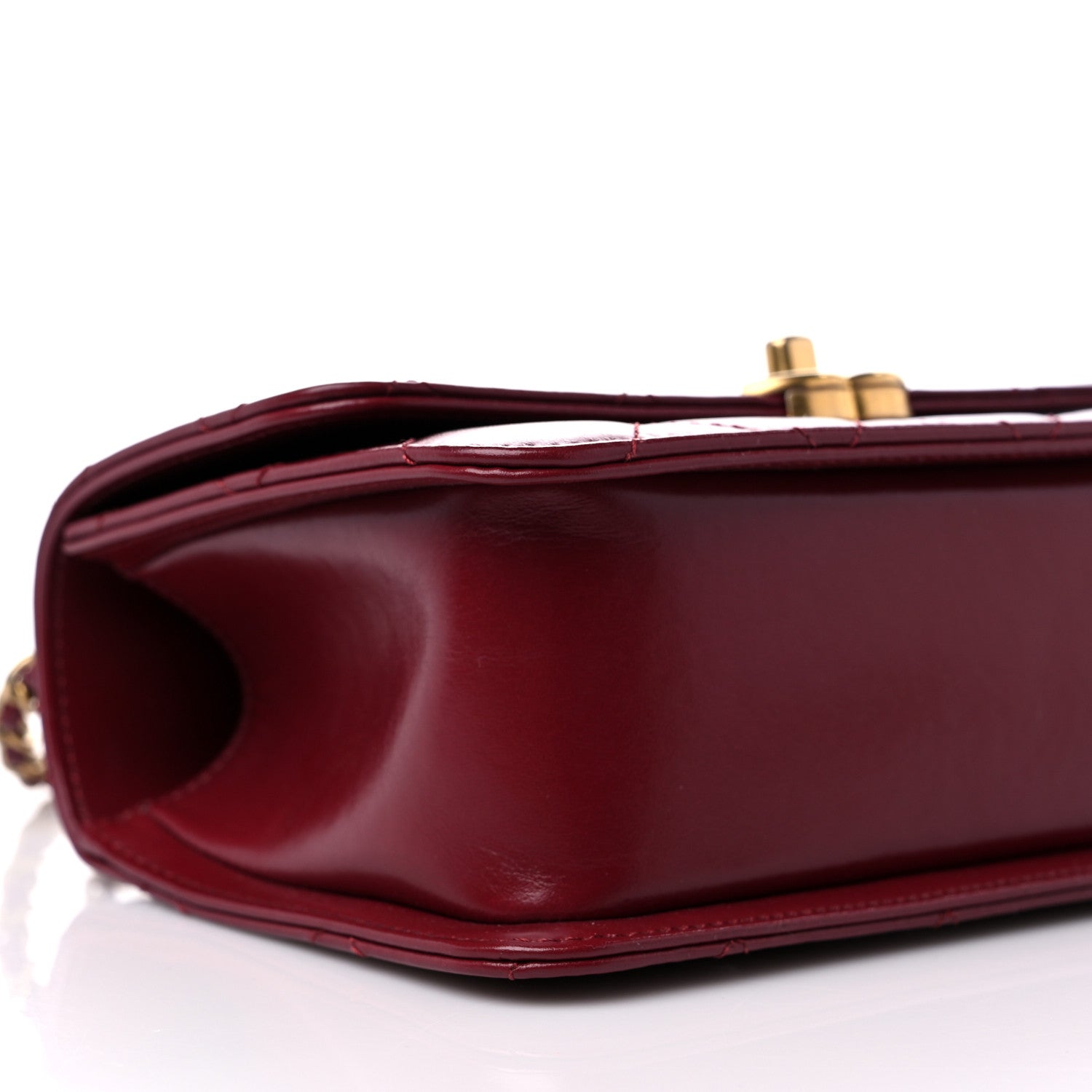 Chanel Calfskin Quilted Mini Perfect Fit Flap Burgundy 8 of 11