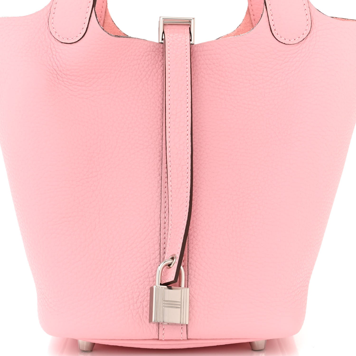 Hermes Taurillon Clemence Picotin Lock 18 PM Rose Sakura 7 of 10