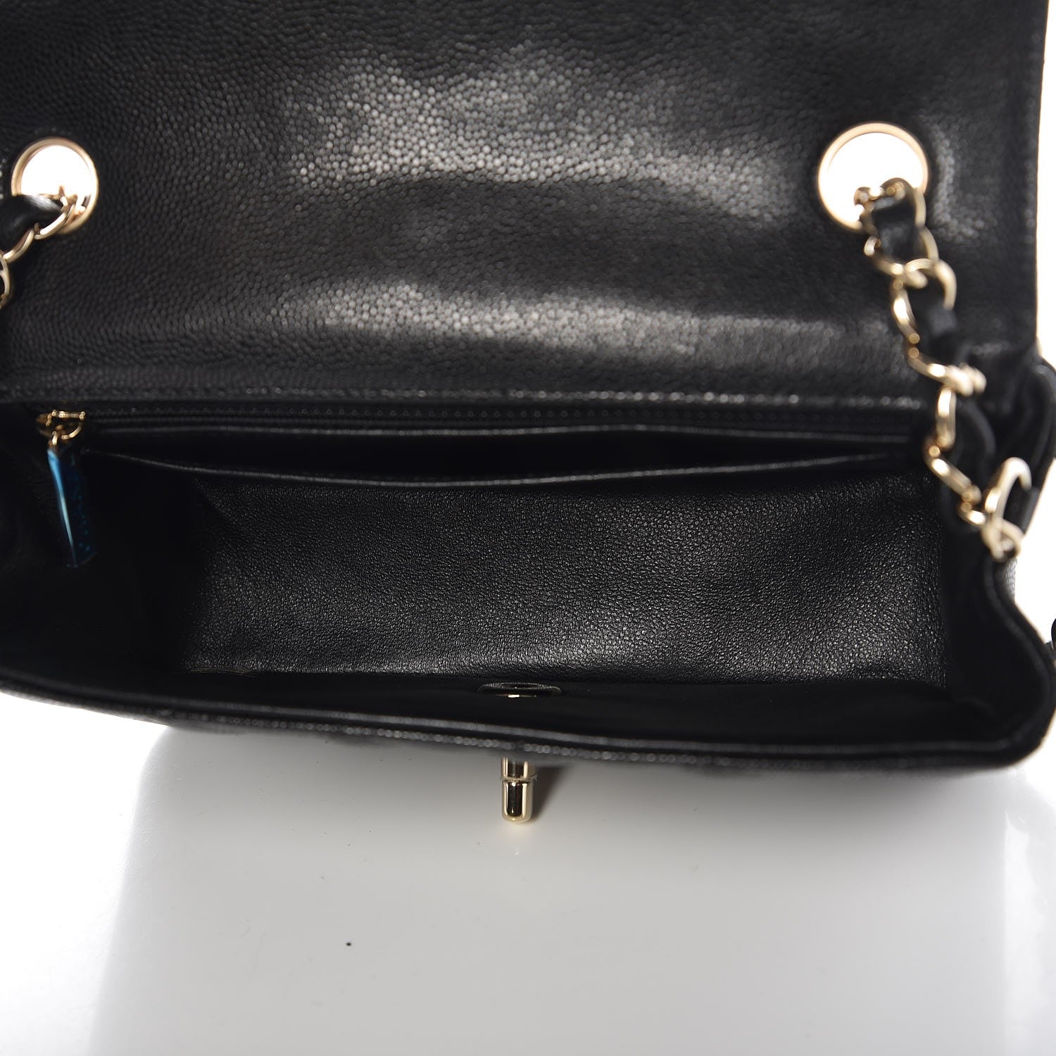 Chanel Caviar Quilted Mini Rectangular Flap Black 5 of 8