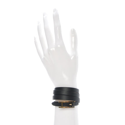 Hermes Chamonix Hapi 3 MMTriple Tour Bracelet GM Black 2 of 8