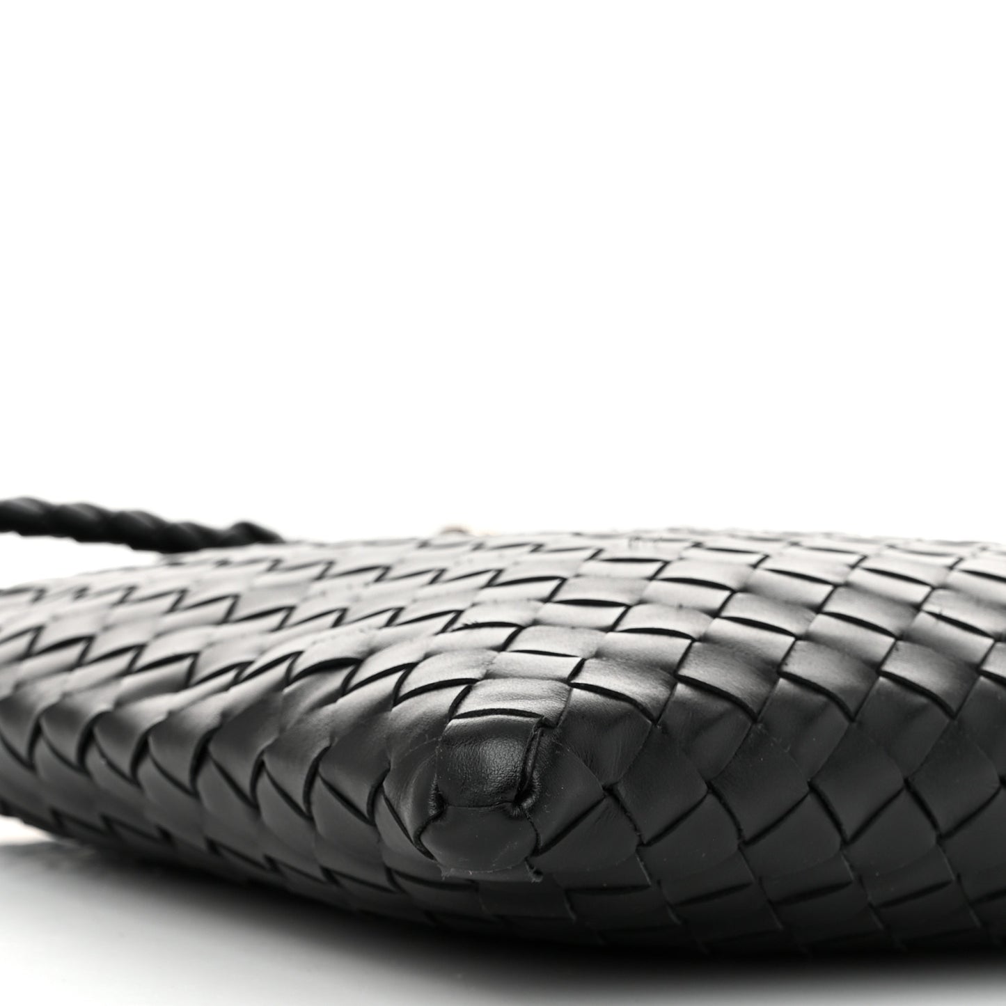 Nappa Intrecciato Andiamo Flat Messenger Black