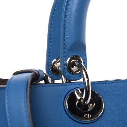 Christian Dior Smooth Calfskin Medium Diorissimo Tote Blue 11 of 13