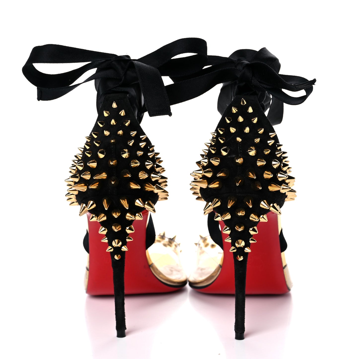 PVC Specchio Nappa Laser Barbarissima Sandals 38.5 Black