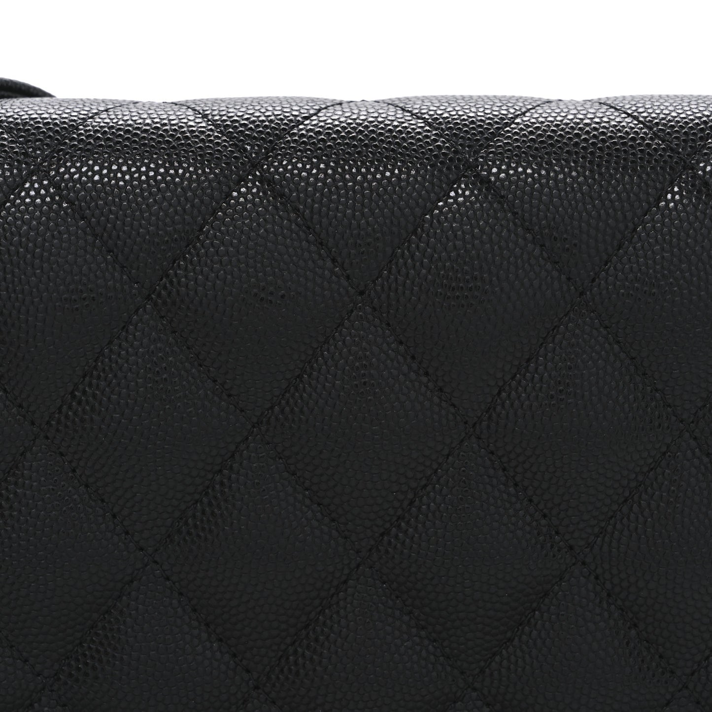 Caviar Quilted Boy Wallet On Chain WOC Black