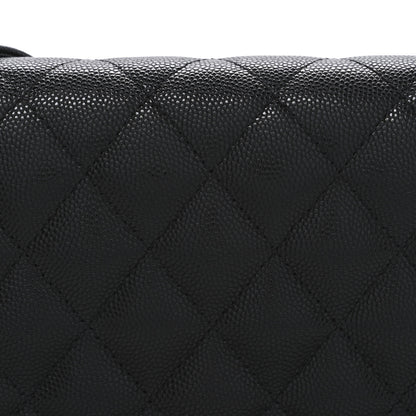 Chanel Caviar Quilted Boy Wallet On Chain WOC Black 9 of 11