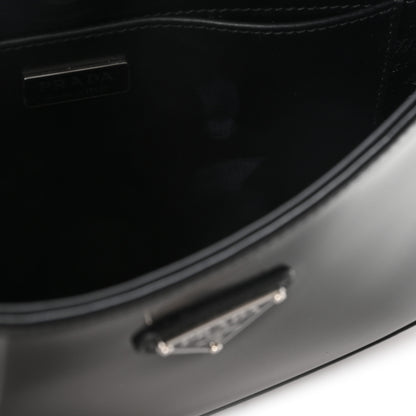 Prada Spazzolato Cleo Shoulder Bag Black 10 of 10