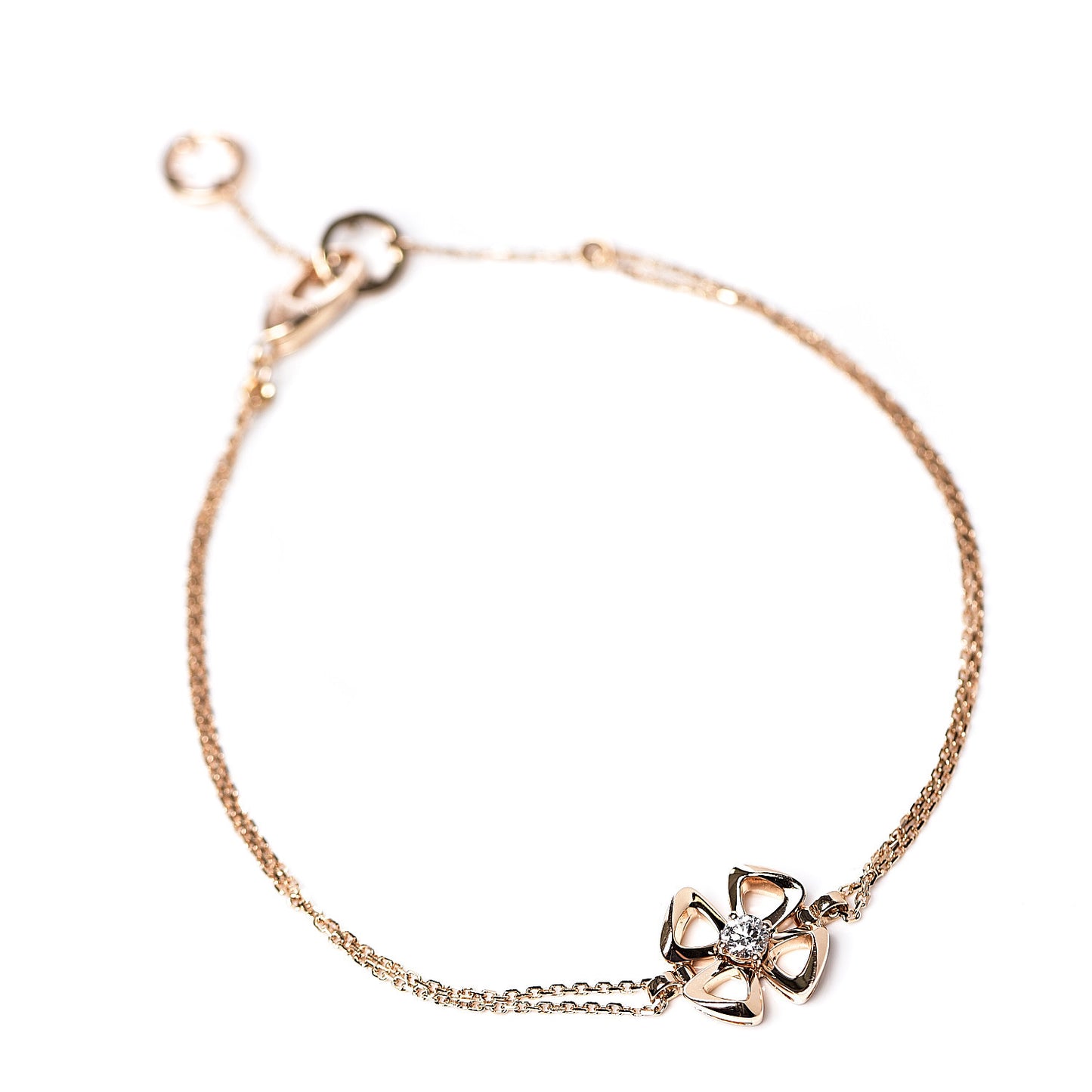 18K Rose Gold Diamond Fiorever Bracelet