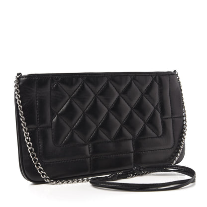 Chanel Lambskin Quilted CC Tassel Shoulder Bag Black 3 of 10