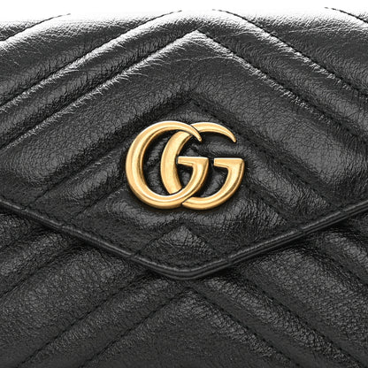 Gucci Calfskin Matelasse GG Marmont 2.0 Multi Belt Bag 85 34 Black 10 of 17