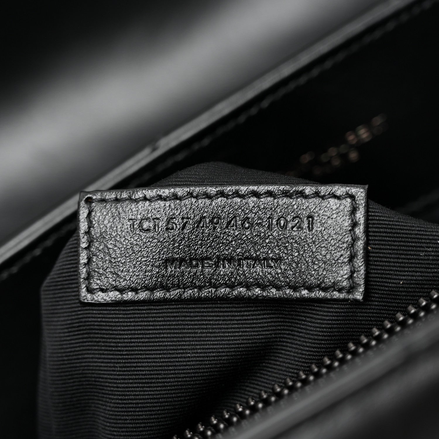 Saint Laurent Calfskin Y Quilted Monogram Monochrome Medium Loulou Chain Satchel Black 7 of 11