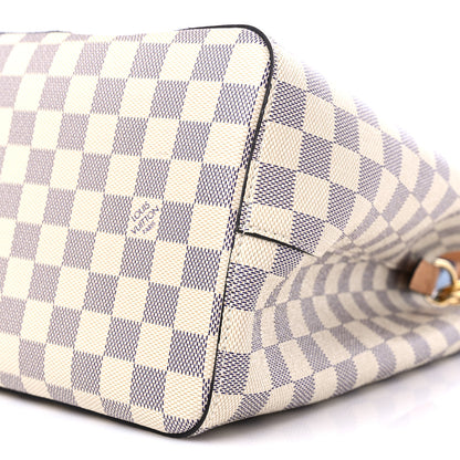 Louis Vuitton Damier Azur Braided Neonoe MM Blue 9 of 11