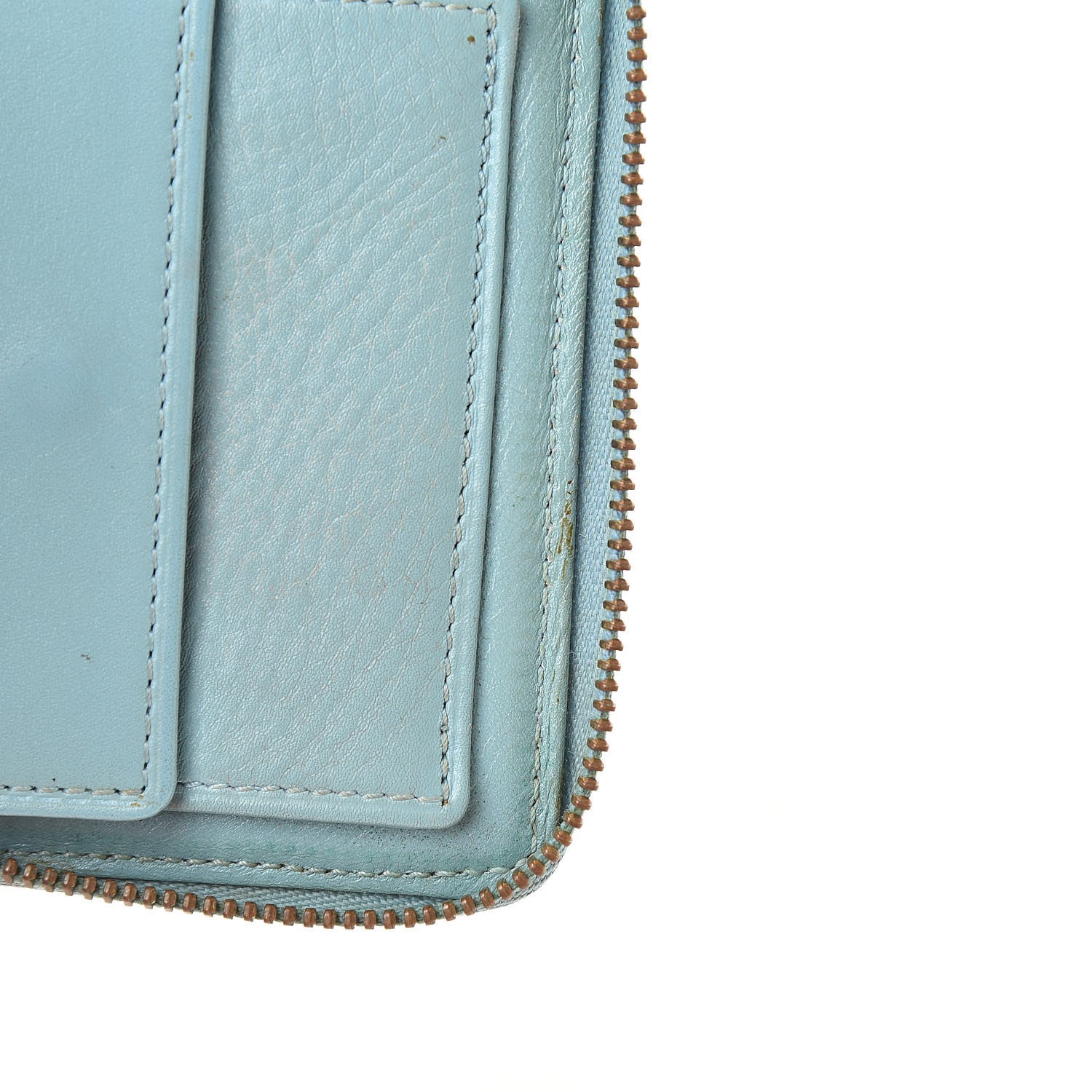 Louis Vuitton Vernis Zippy Coin Purse Baby Blue 8 of 13