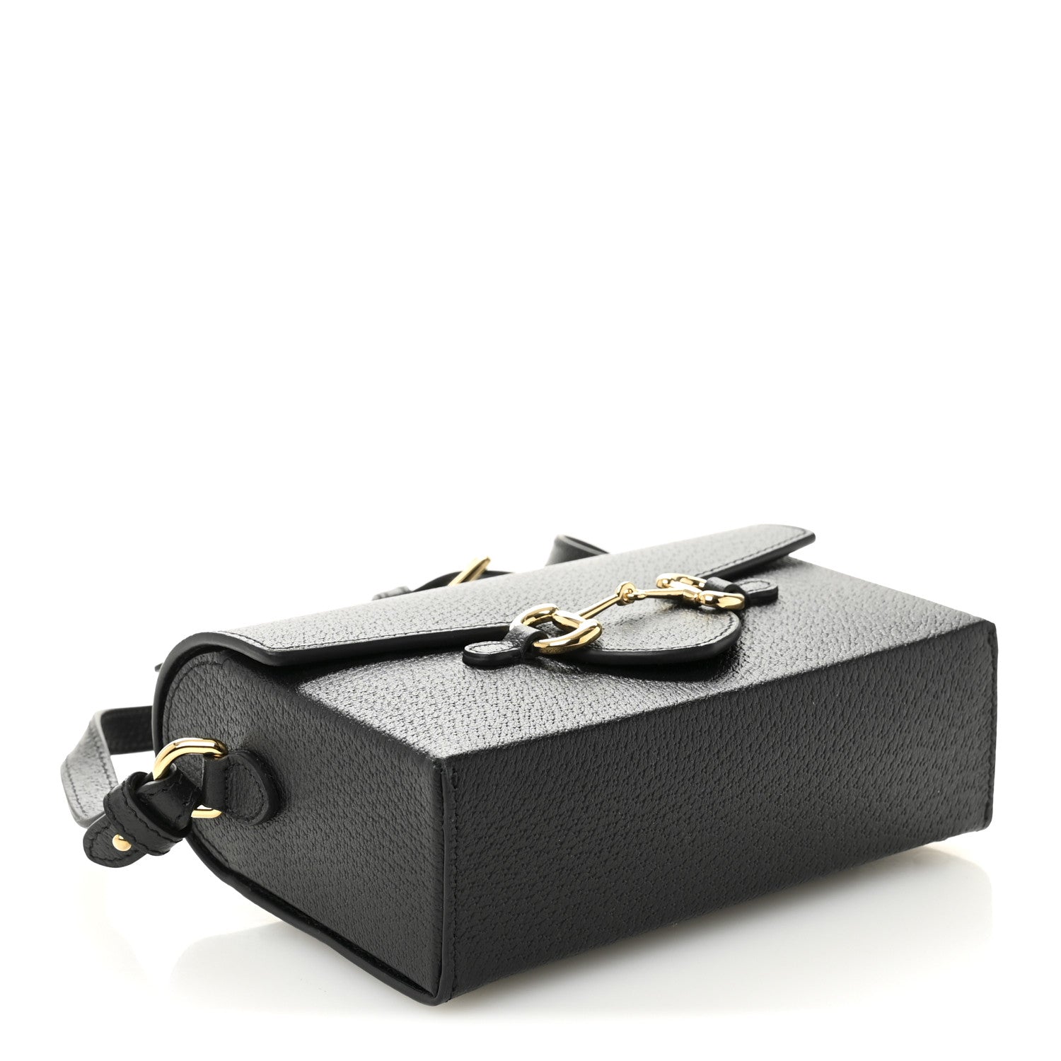 Gucci Calfskin Horsebit 1955 Shoulder Bag Black 4 of 11