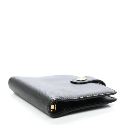 Chanel Goatskin Small Ring Agenda Planner Black 3 of 4