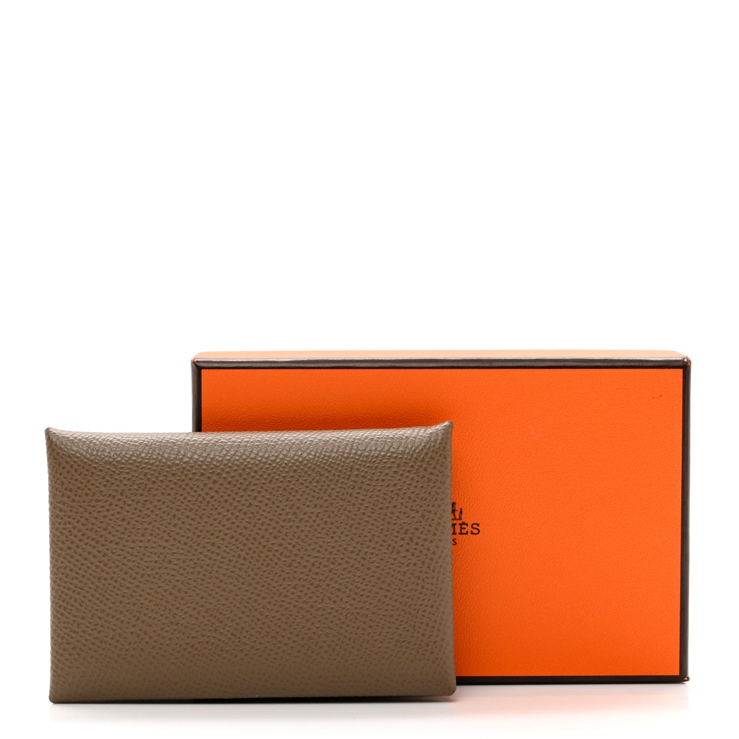 Epsom Calvi Card Case Etoupe