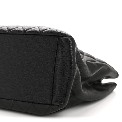 Chanel Caviar Quilted Grand Shopping Tote GST Black 10 of 14