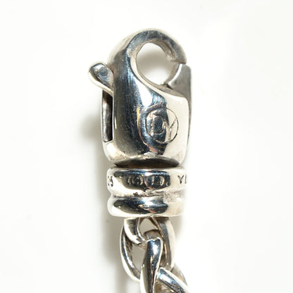 David Yurman Sterling Silver 4mm Wheat Chain Necklace 7 of 7