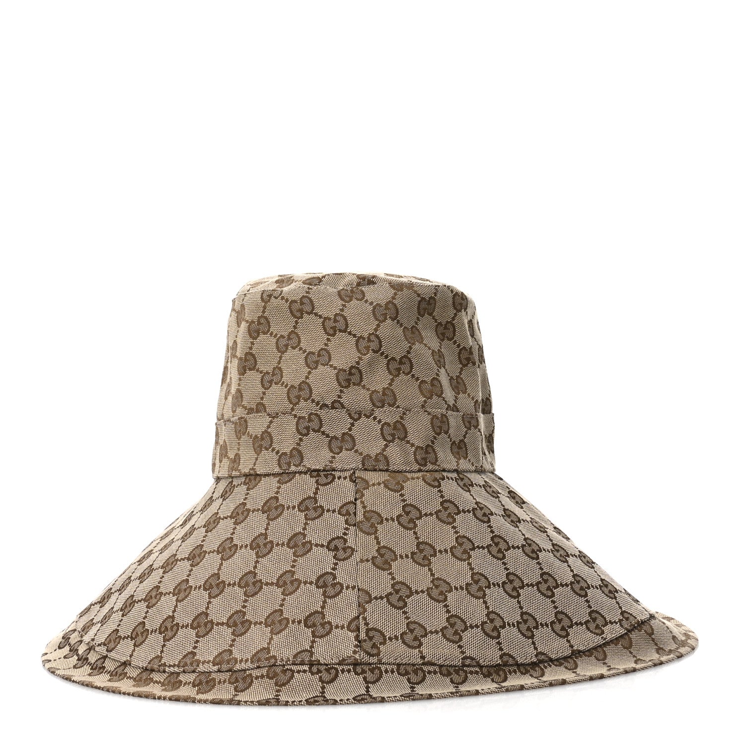 Gucci Monogram Wide Brim Hat S 56 Beige 6 of 10