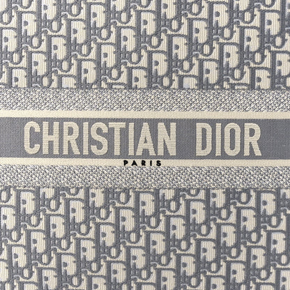 Christian Dior Oblique Large Book Tote Grey 8 of 11