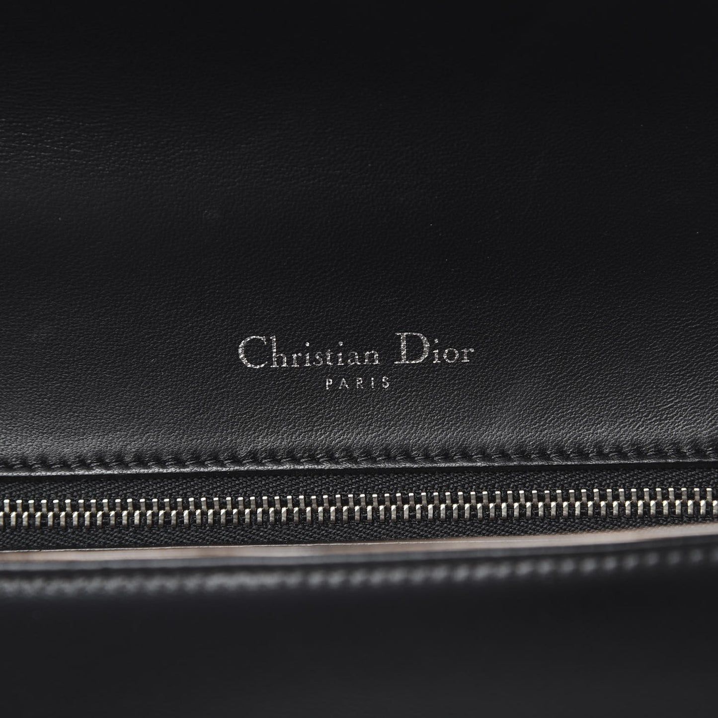 Lambskin Medium Diorama Flap Bag Black