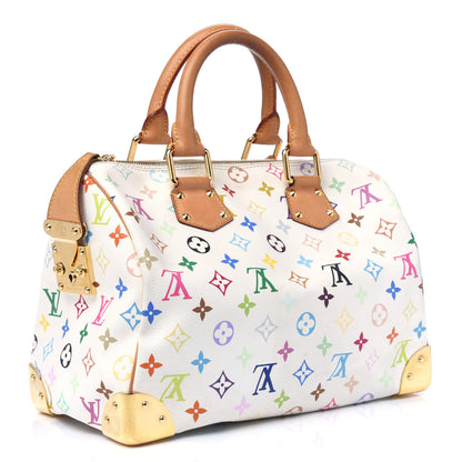 Louis Vuitton Monogram Multicolor Speedy 30 White 2 of 27